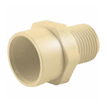 Charlotte Pipe And Foundry 34x12 Red MIP Adapter CTS 02110 0600HA